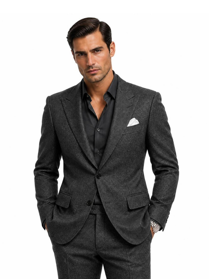 Traje Gris Carbón Italian Fit